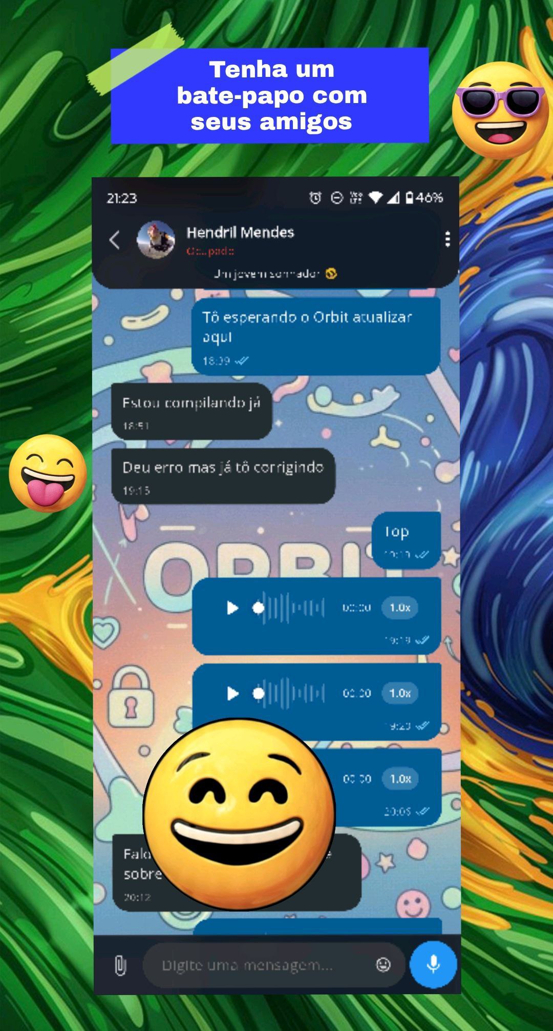 Screenshot do App: Chat